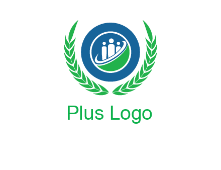 child in circle and wreath childcare & education logo