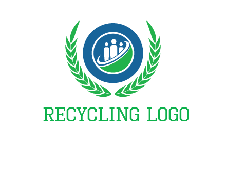 child in circle and wreath childcare & education logo