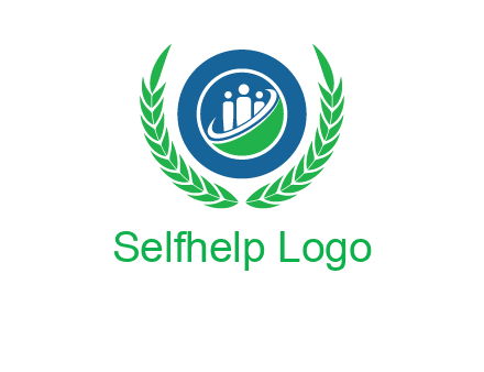 child in circle and wreath childcare & education logo