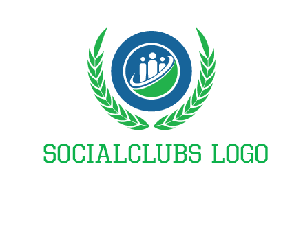 child in circle and wreath childcare & education logo