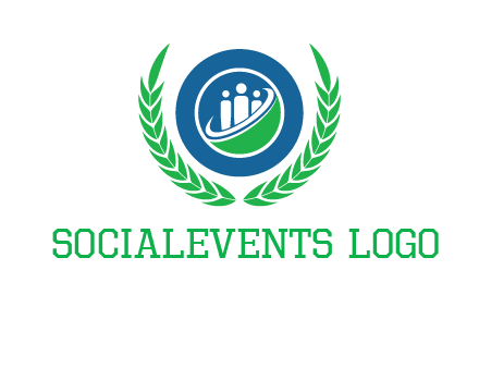 child in circle and wreath childcare & education logo
