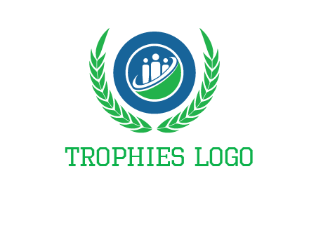 child in circle and wreath childcare & education logo