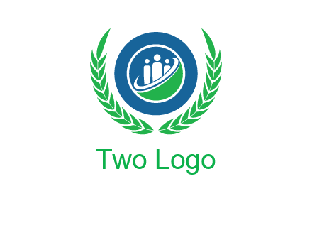 child in circle and wreath childcare & education logo