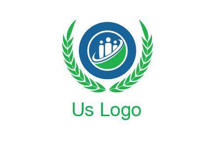 child in circle and wreath childcare & education logo