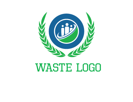 child in circle and wreath childcare & education logo