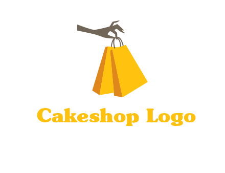 hand picking shopping bags vector
