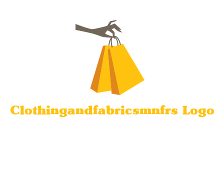 hand picking shopping bags vector