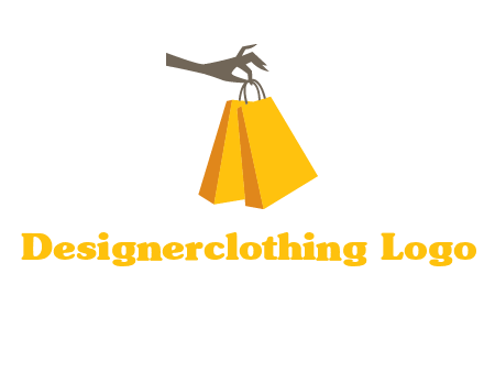 hand picking shopping bags vector