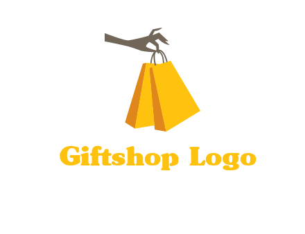hand picking shopping bags vector