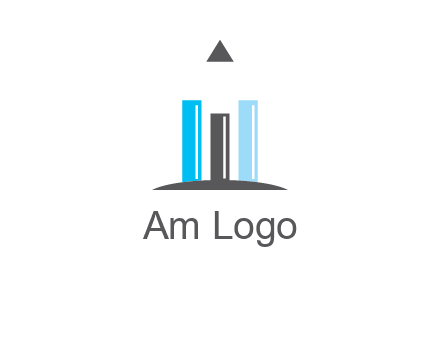 bars and pencil logo