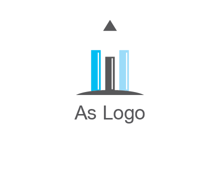 bars and pencil logo