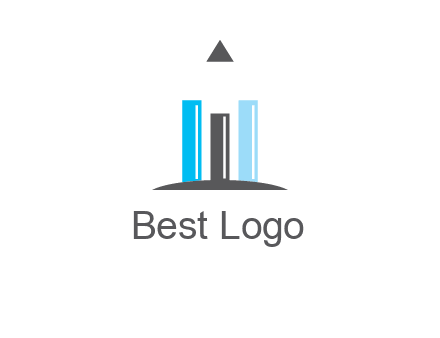 bars and pencil logo