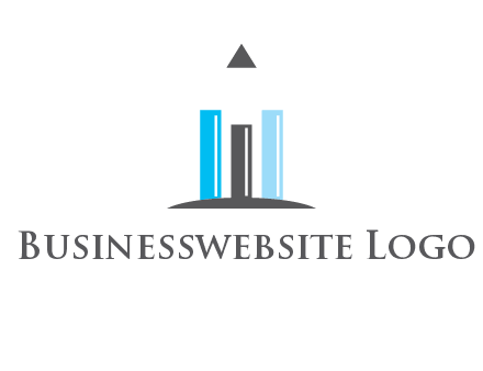 bars and pencil logo