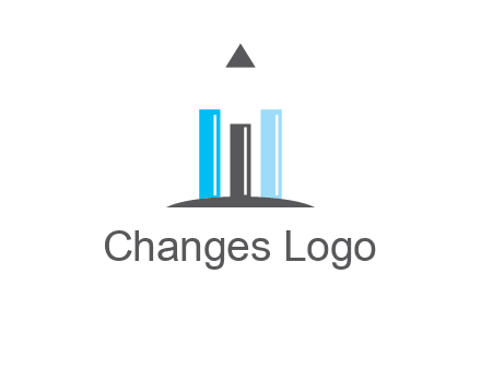 bars and pencil logo