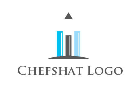 bars and pencil logo