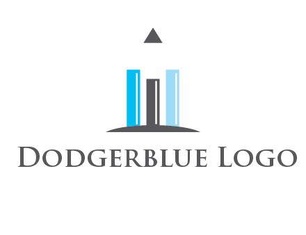 bars and pencil logo