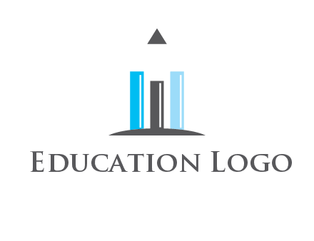 bars and pencil logo