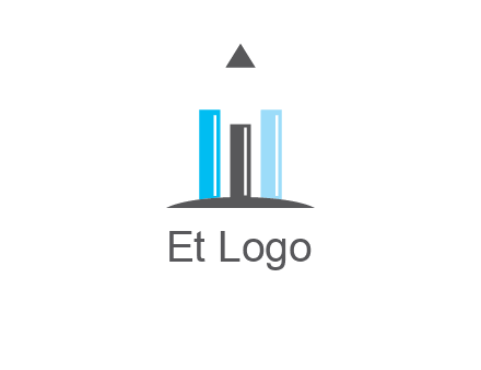 bars and pencil logo