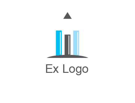 bars and pencil logo