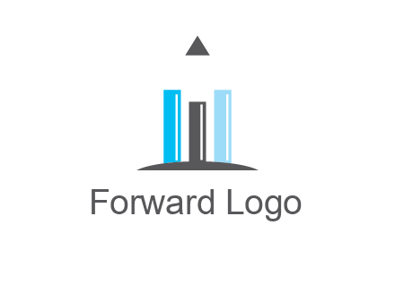 bars and pencil logo