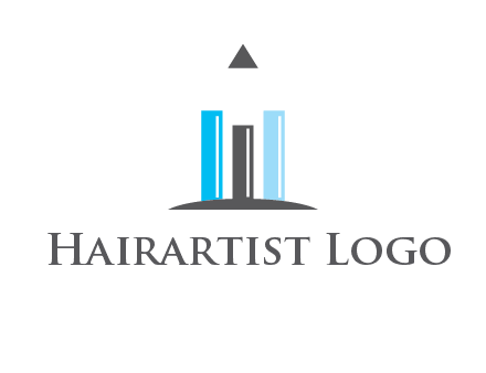 bars and pencil logo