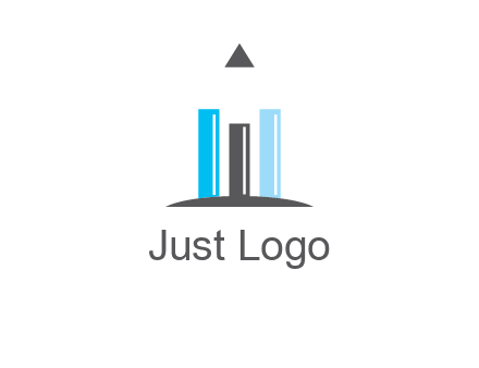 bars and pencil logo