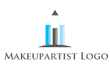 bars and pencil logo