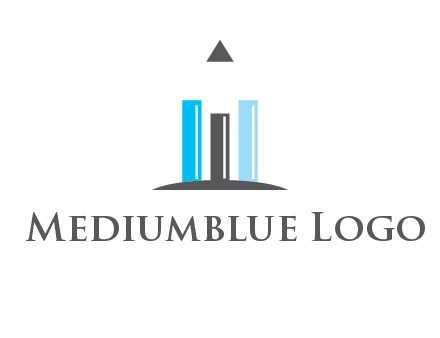 bars and pencil logo
