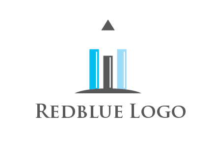 bars and pencil logo