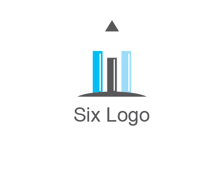 bars and pencil logo