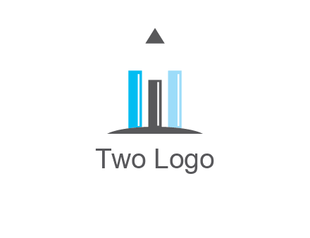 bars and pencil logo