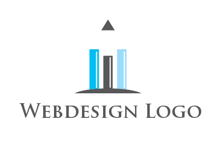 bars and pencil logo