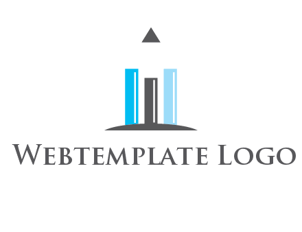 bars and pencil logo