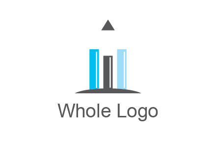 bars and pencil logo