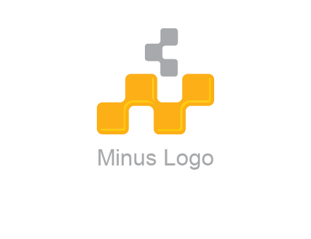 Connecting Pixels forming Letter N logo