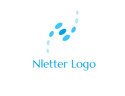letter N with dots logo