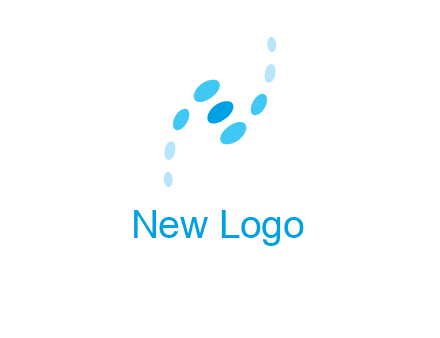 letter N with dots logo