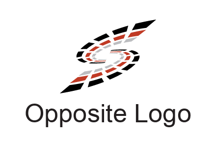 Digital bars forming letter S logo
