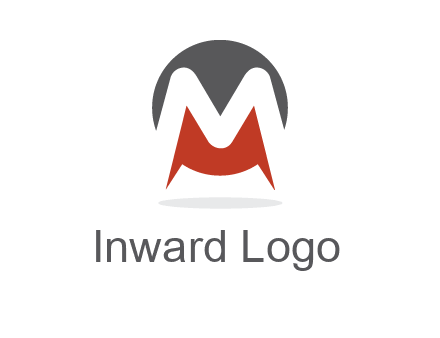 Letter M in a circle logo