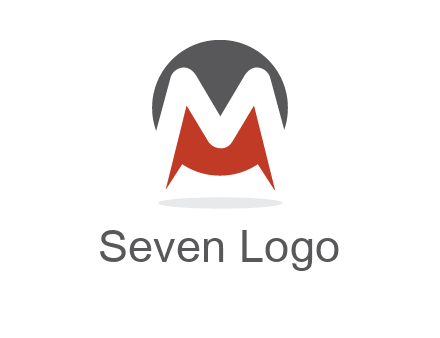 Letter M in a circle logo