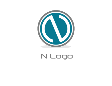 Letter N in a circle logo