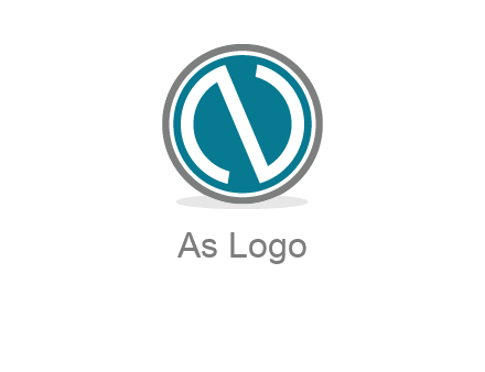 Letter N in a circle logo