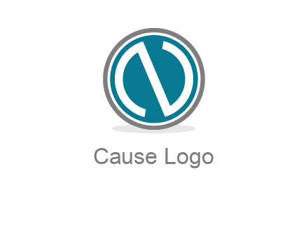 Letter N in a circle logo
