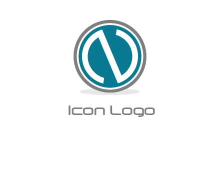 Letter N in a circle logo