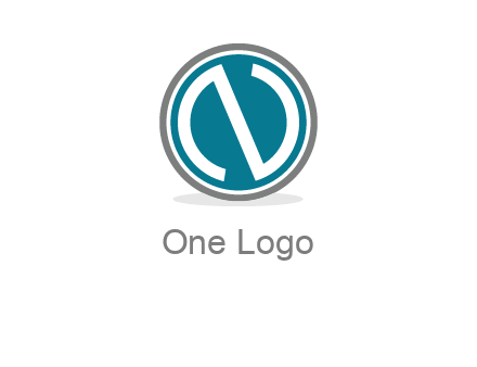 Letter N in a circle logo