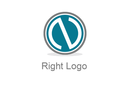 Letter N in a circle logo
