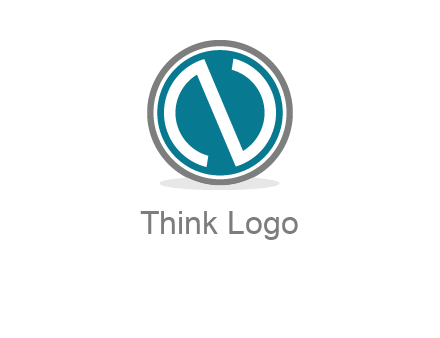 Letter N in a circle logo