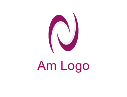 two swooshes forming letter N logo