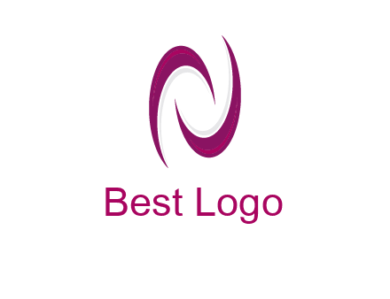 two swooshes forming letter N logo