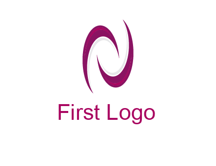 two swooshes forming letter N logo